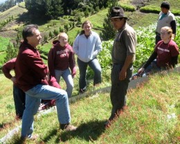 Students on-site in the Altiplano (Andean highlands)